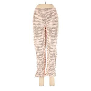 Zara orange and cream lounge pant - size med